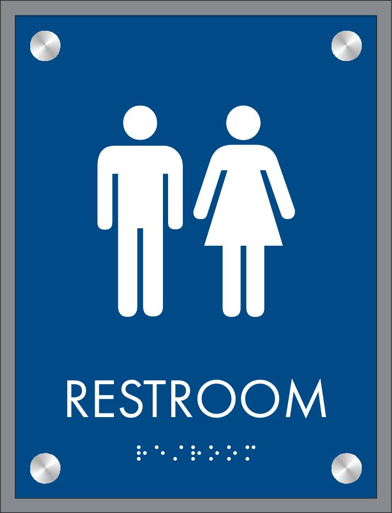 Gamma - Restroom ID A 6.5" x 8.54"