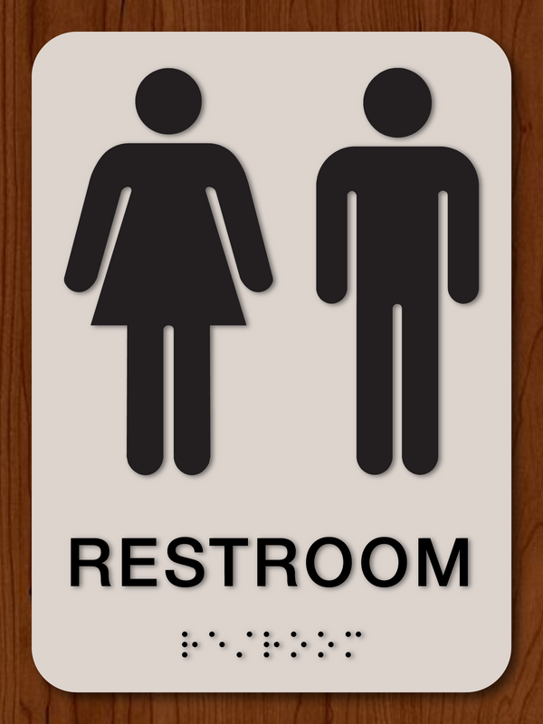 Kappa - Restroom Sign A 6" x 8"