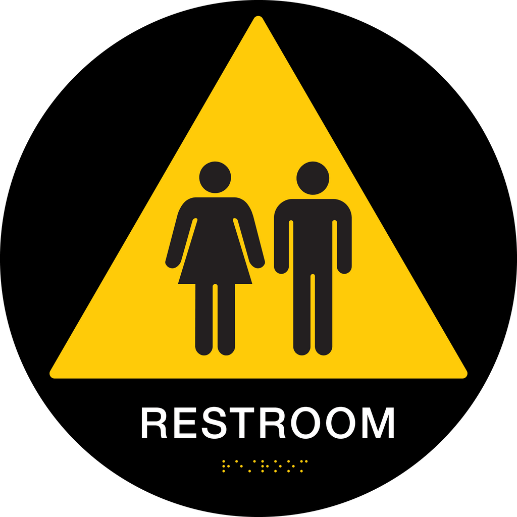 Lambda - Restroom Unisex C 12" x 12"